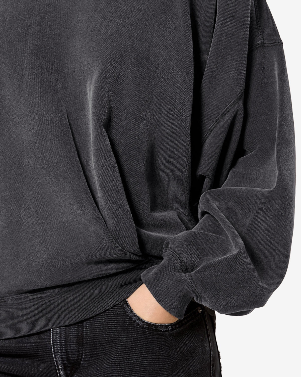Sweat-shirt Sauria Faded Black - Isabel Marant