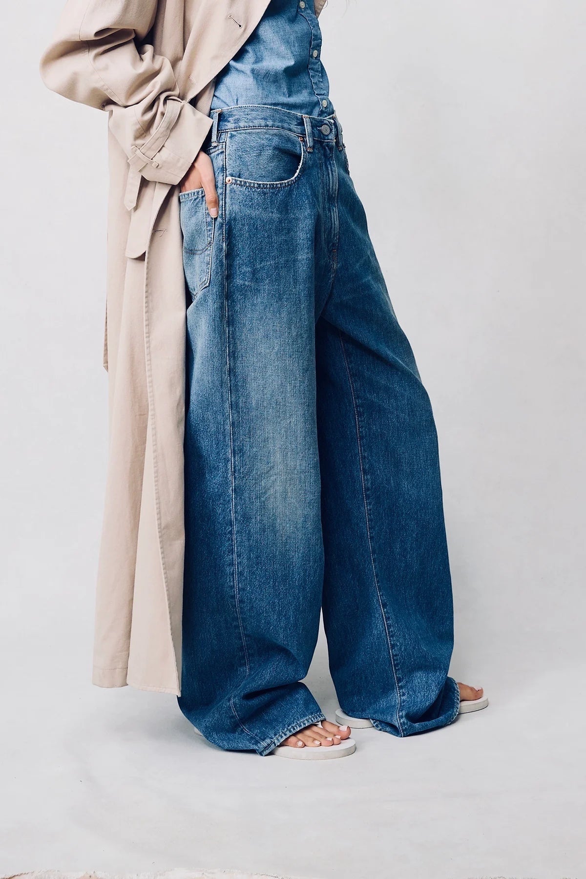 Teri Wide Leg Rehan Blue - Denimist