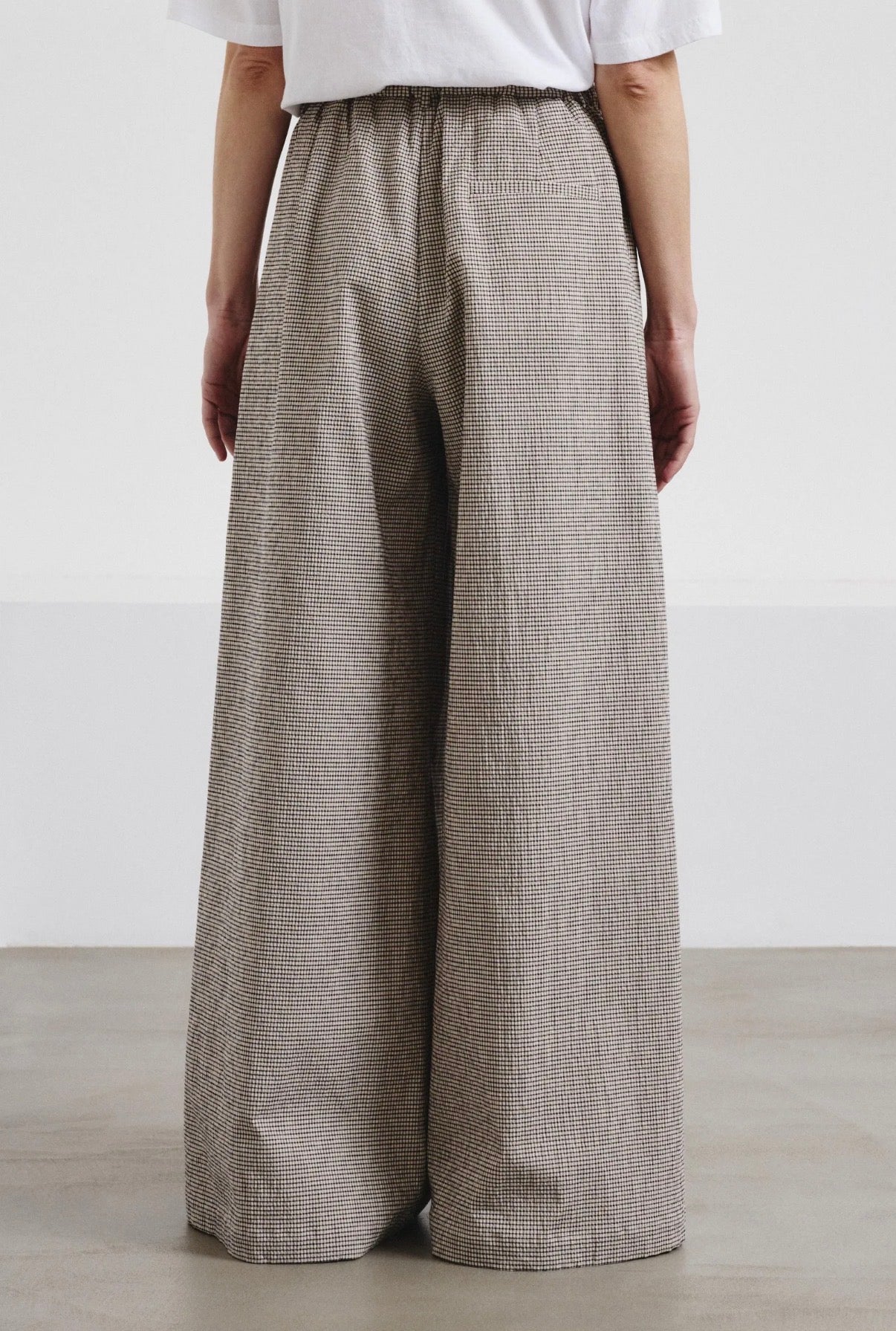 Pantalon Micro-vichy - Pomandère