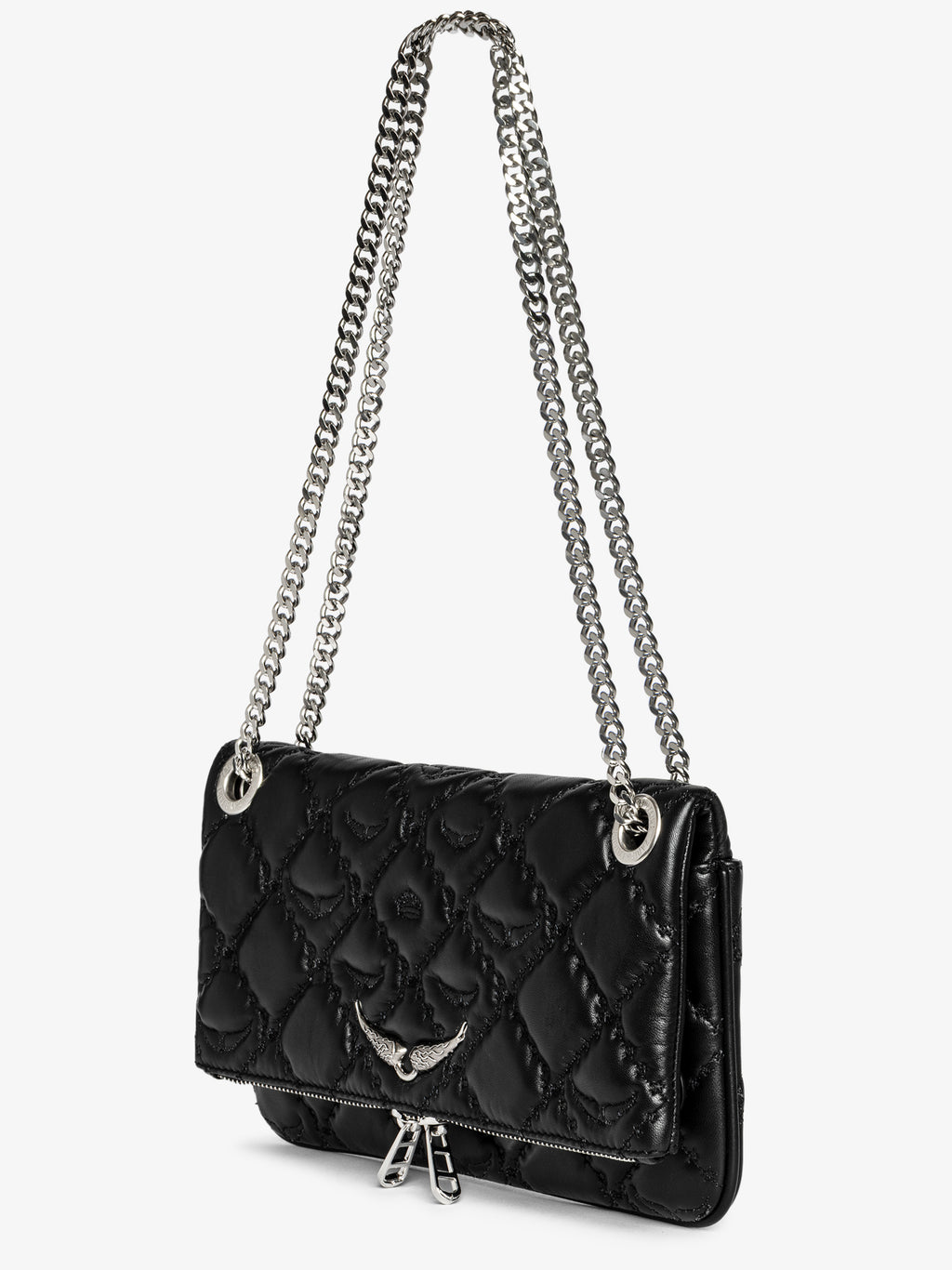 Rock II Quilted Monogram Clutch - Zadig & Voltaire