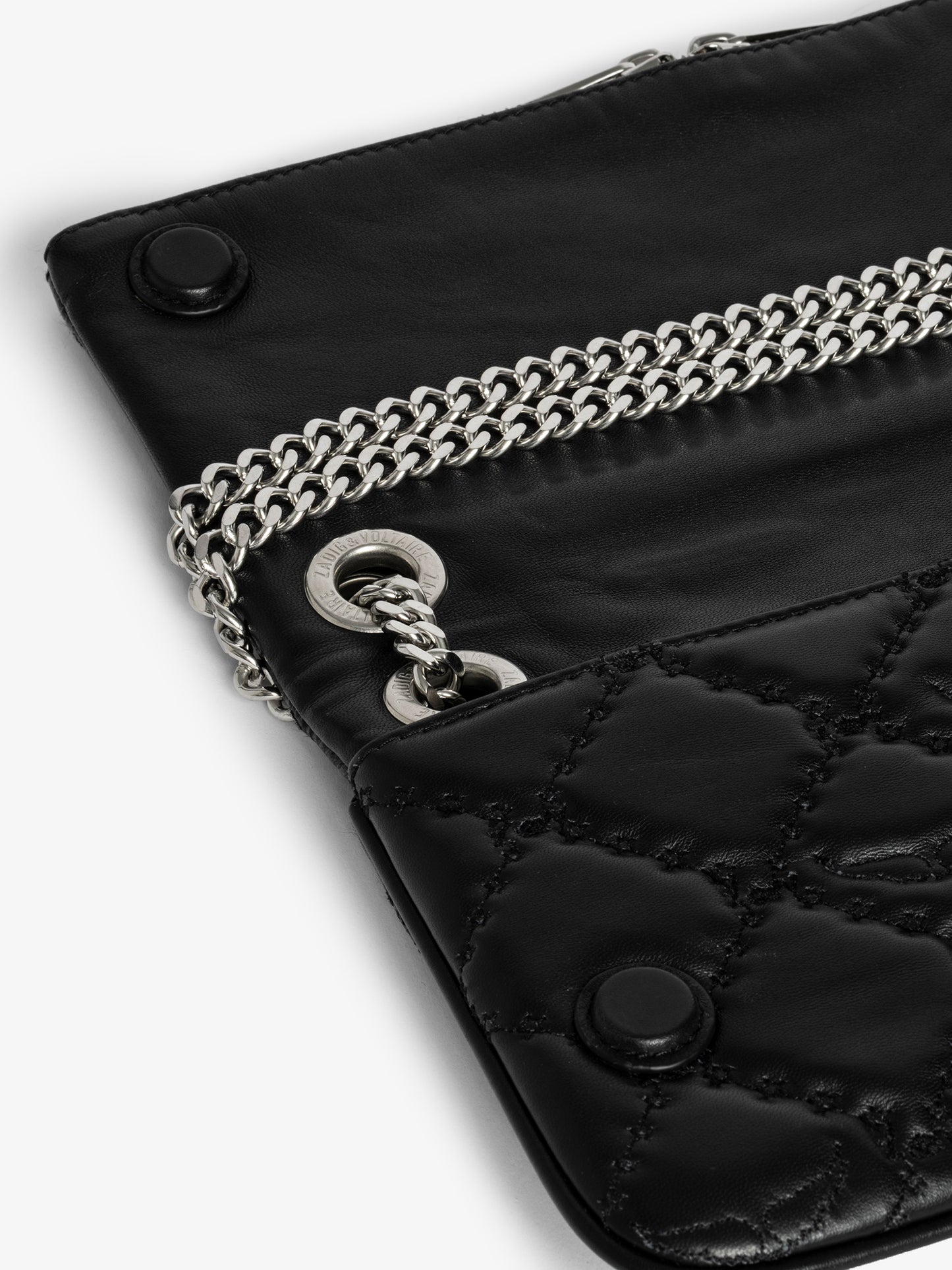 Rock II Quilted Monogram Clutch - Zadig & Voltaire