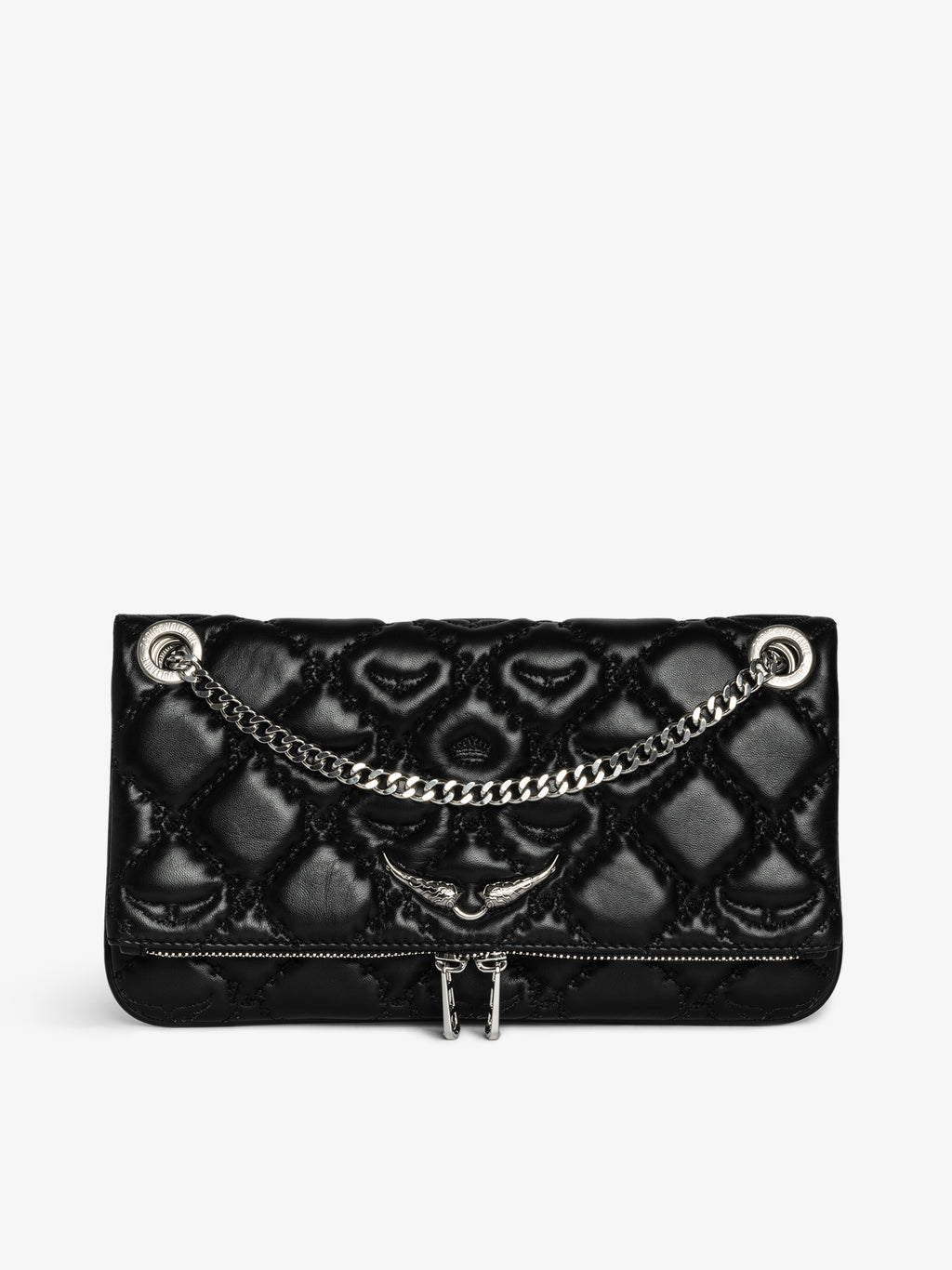 Rock II Quilted Monogram Clutch - Zadig & Voltaire
