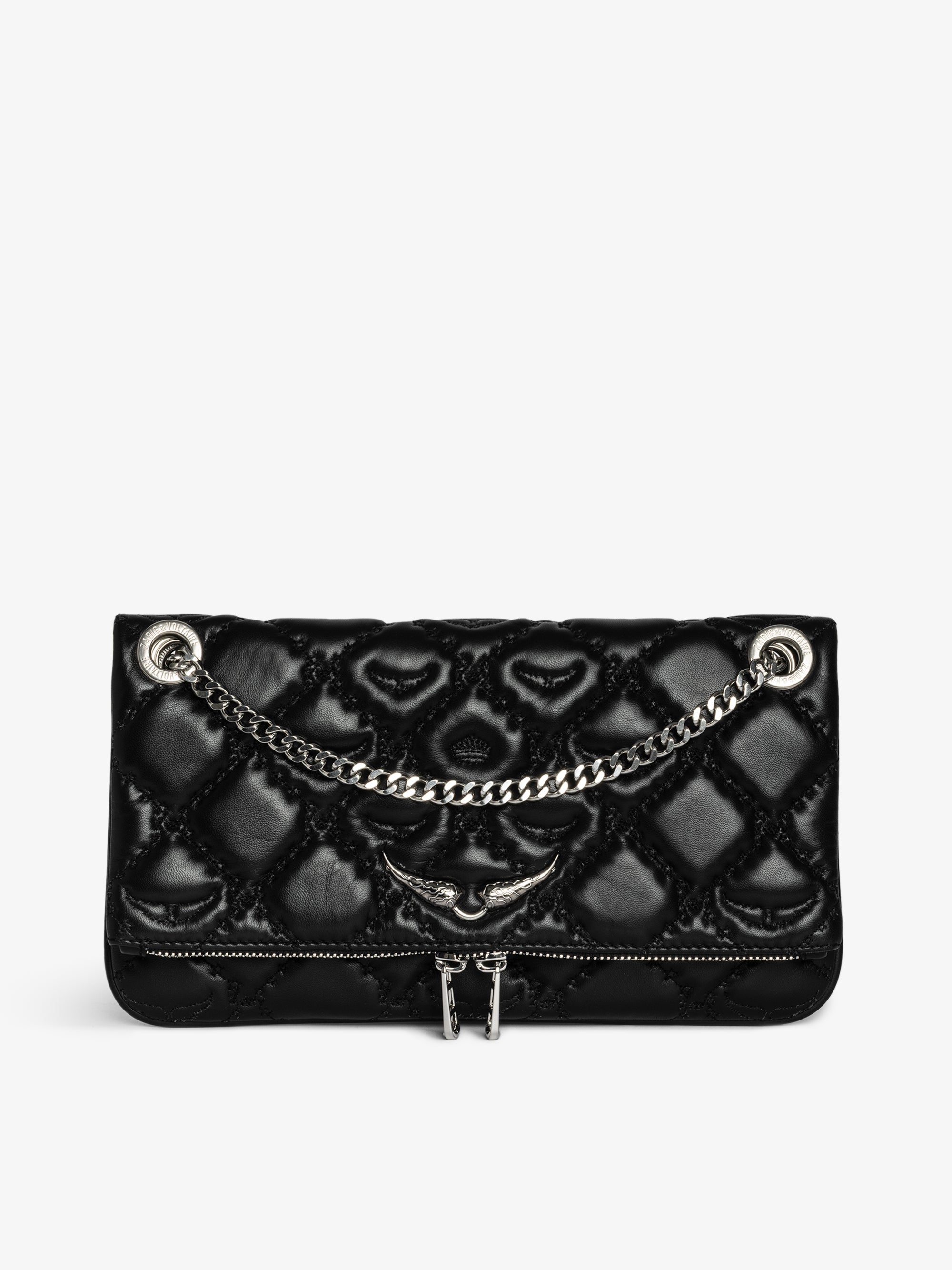 Rock II Quilted Monogram Clutch - Zadig & Voltaire