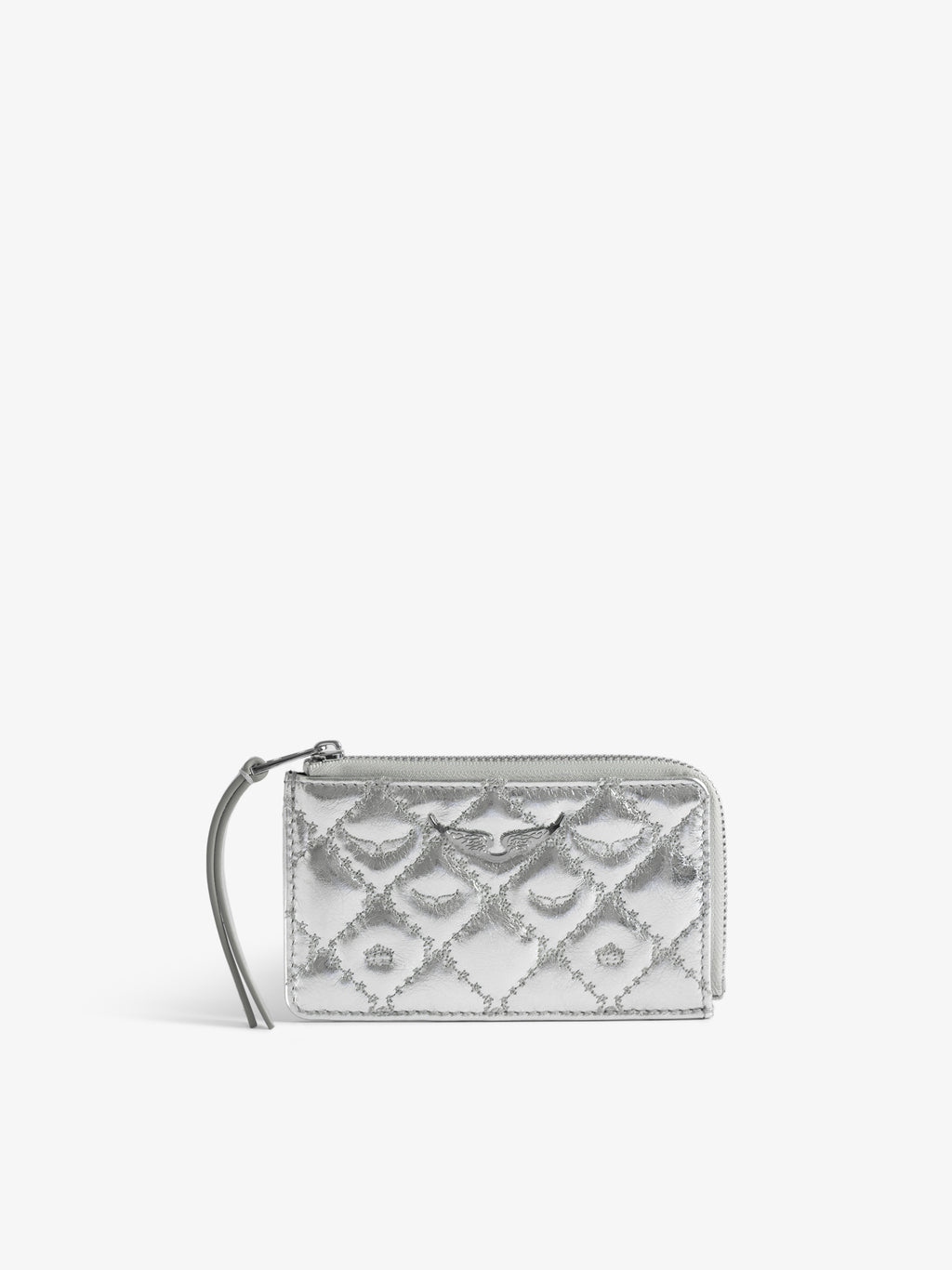 ZV Card Monogram Metal Card Holder - Zadig & Voltaire