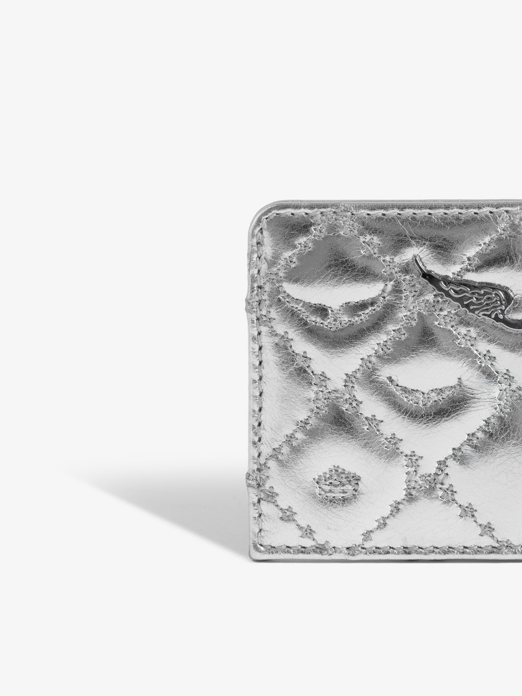 Card Holder ZV Pass Monogram Metal - Zadig & Voltaire