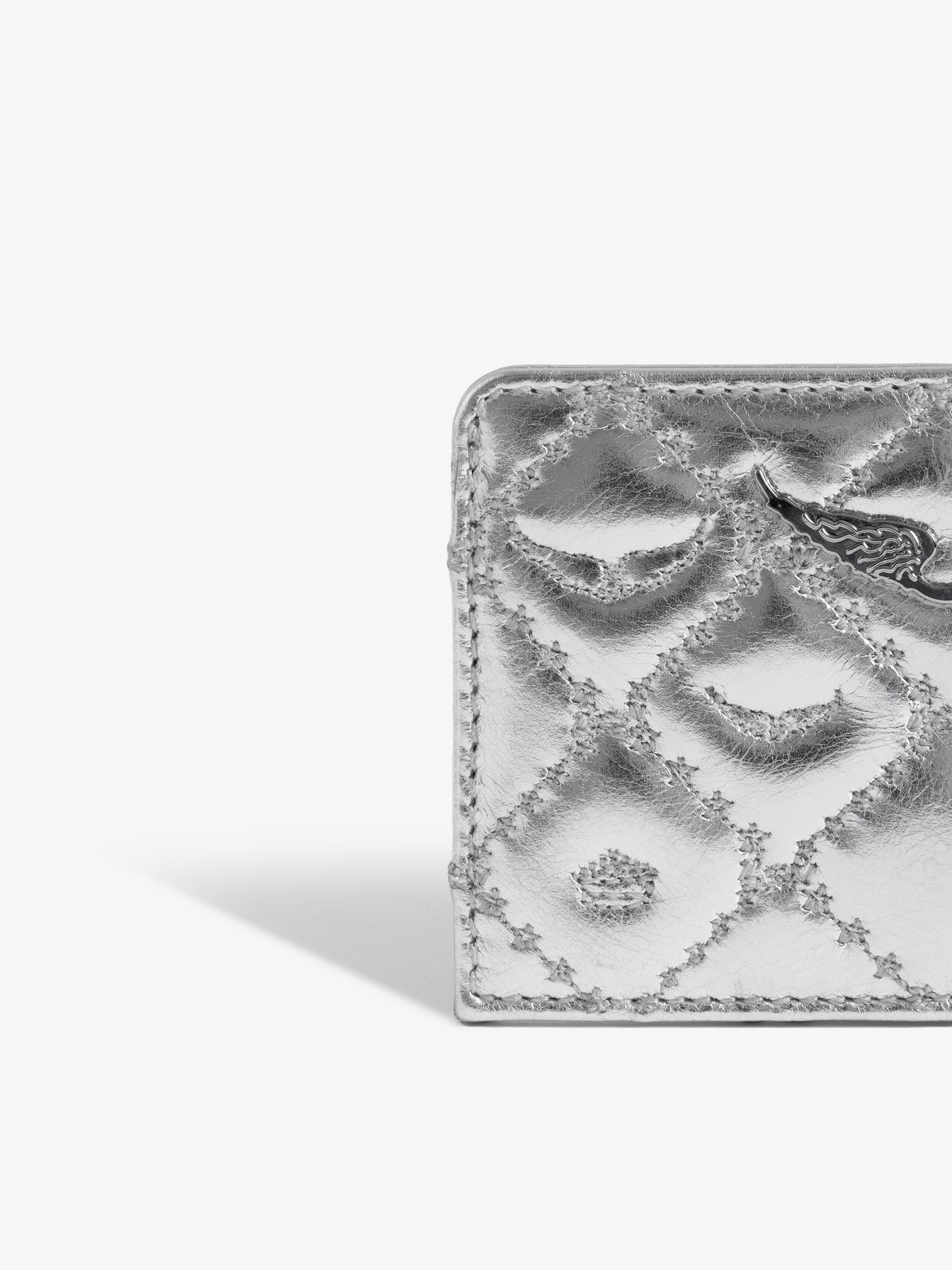 Card Holder ZV Pass Monogram Metal - Zadig & Voltaire