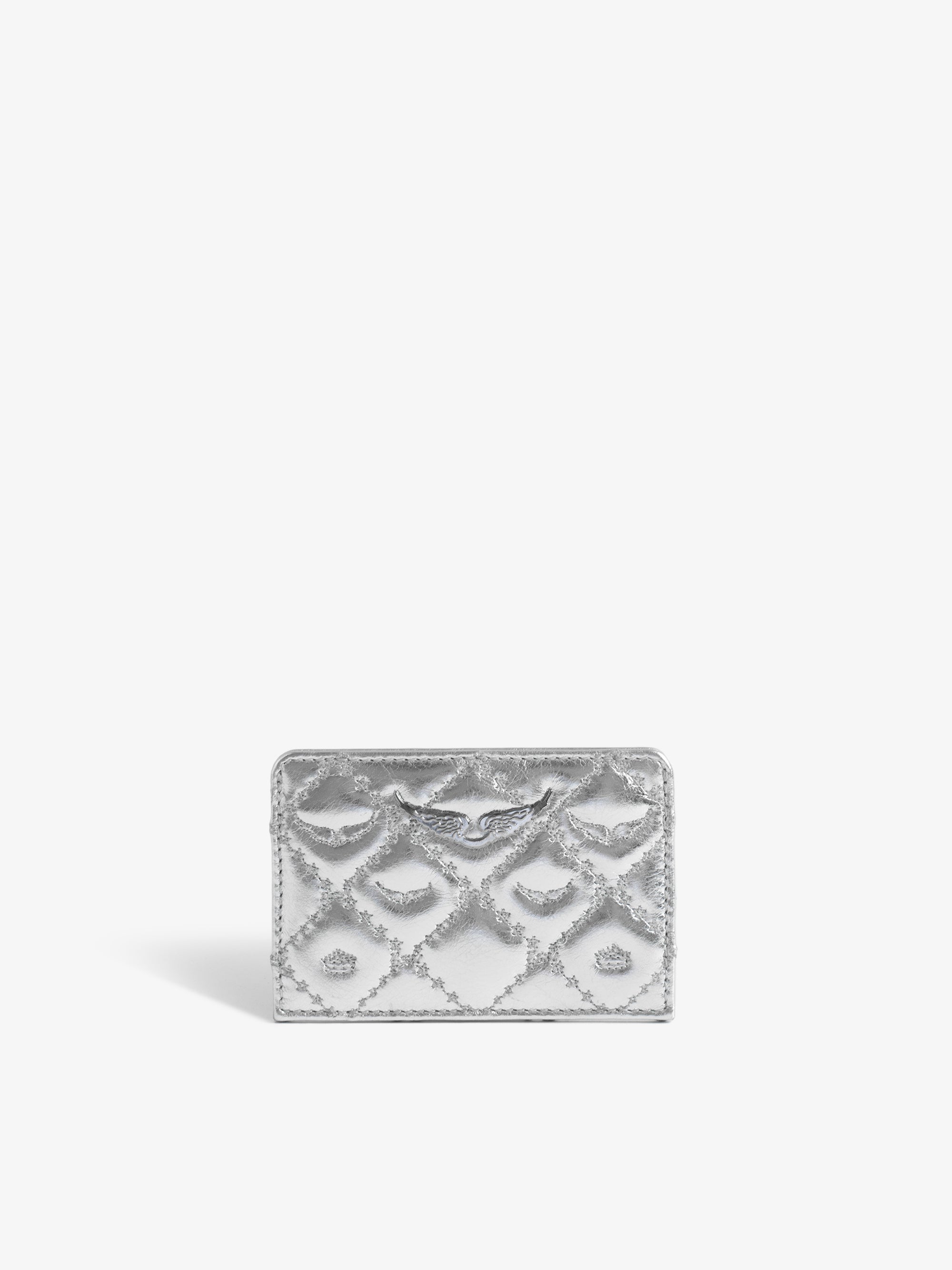 Card Holder ZV Pass Monogram Metal - Zadig & Voltaire
