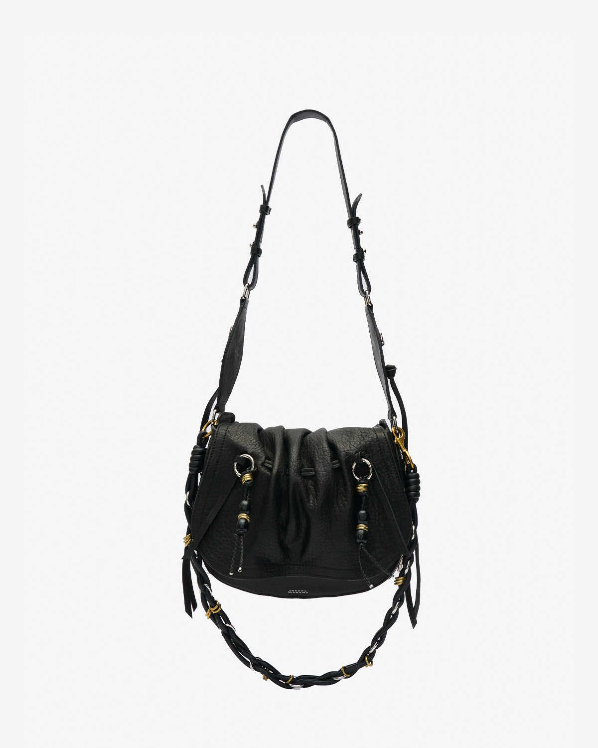 SAC BOLTON Noir et Argenté - Isabel Marant