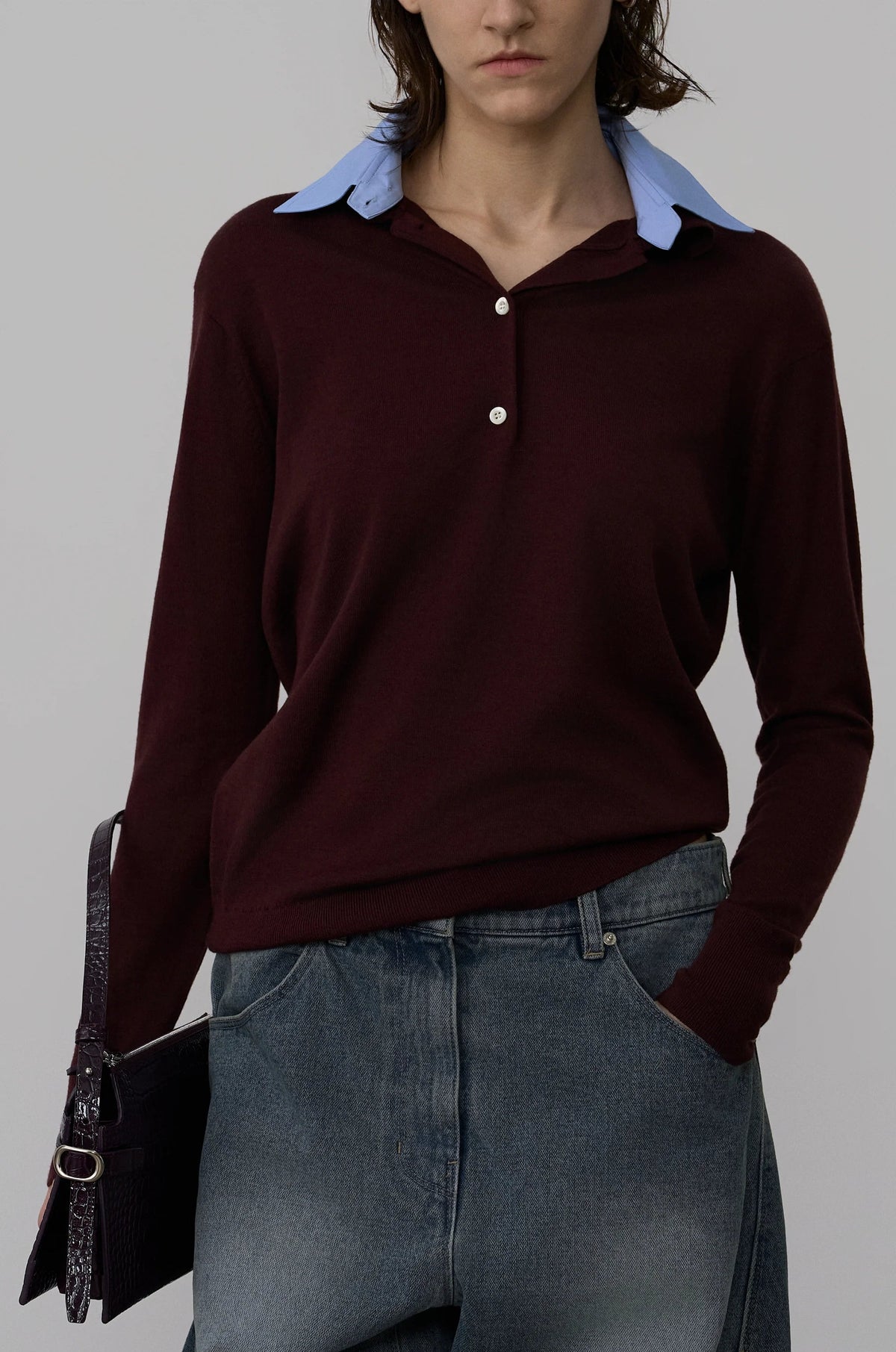 Top Polo "Detachable Collar" Wine - System