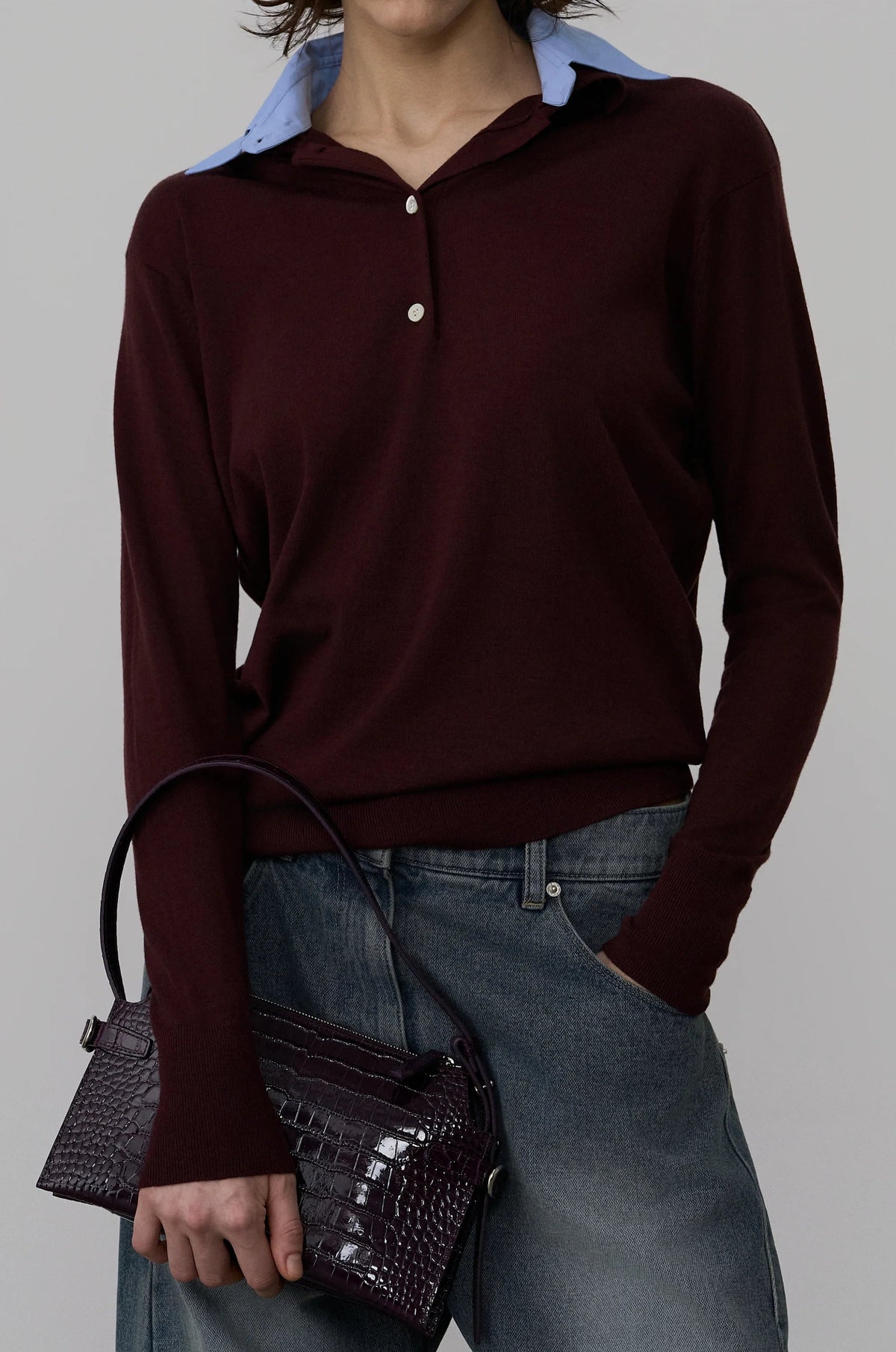 Top Polo "Detachable Collar" Wine - System