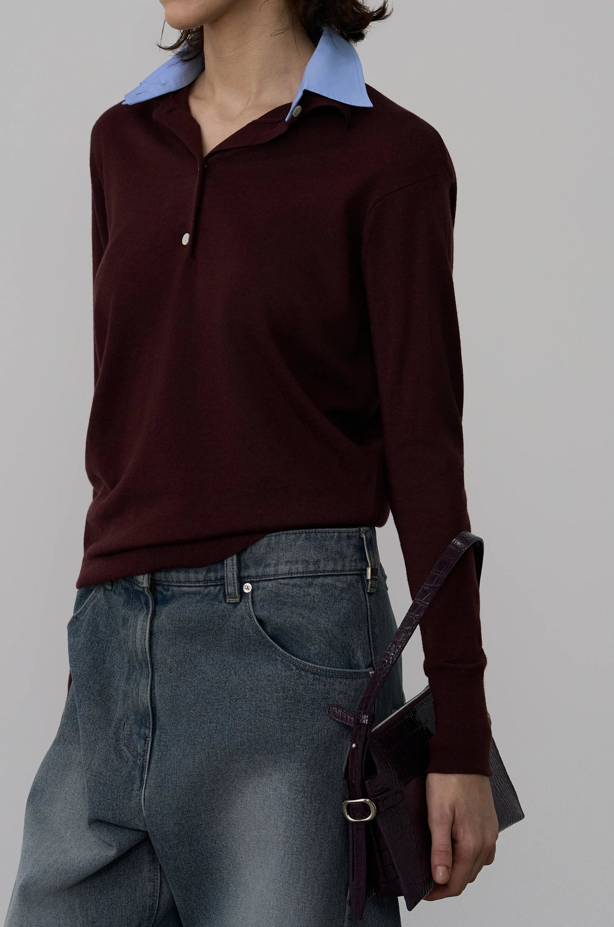 Top Polo "Detachable Collar" Wine - System