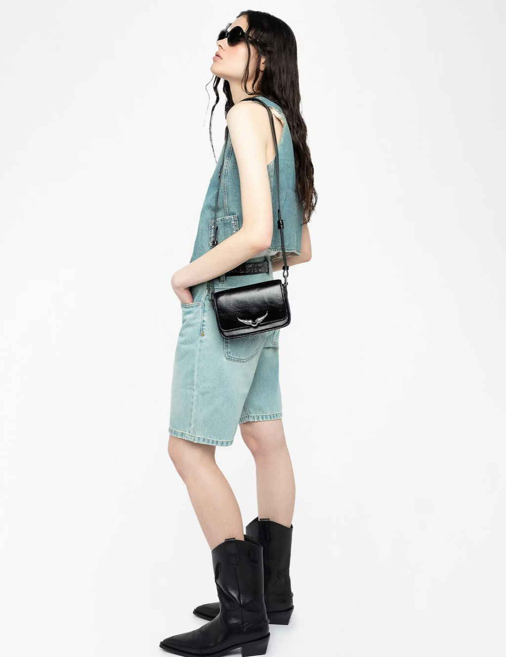 Le Zazi Vintage Patent Bag - Zadig & Voltaire