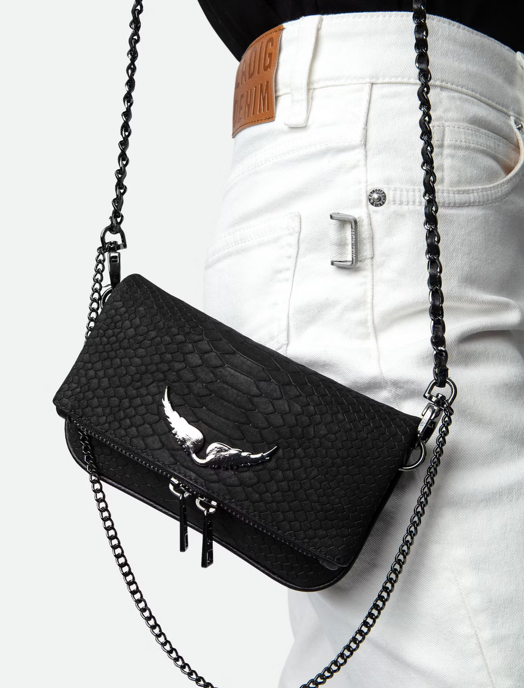 Nano Soft Savage Rock Clutch - Zadig & Voltaire