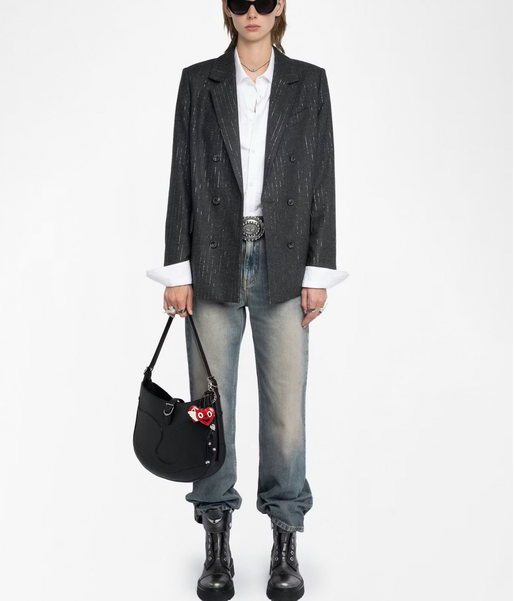 Vaska Blazer Anthracite - Zadig & Voltaire