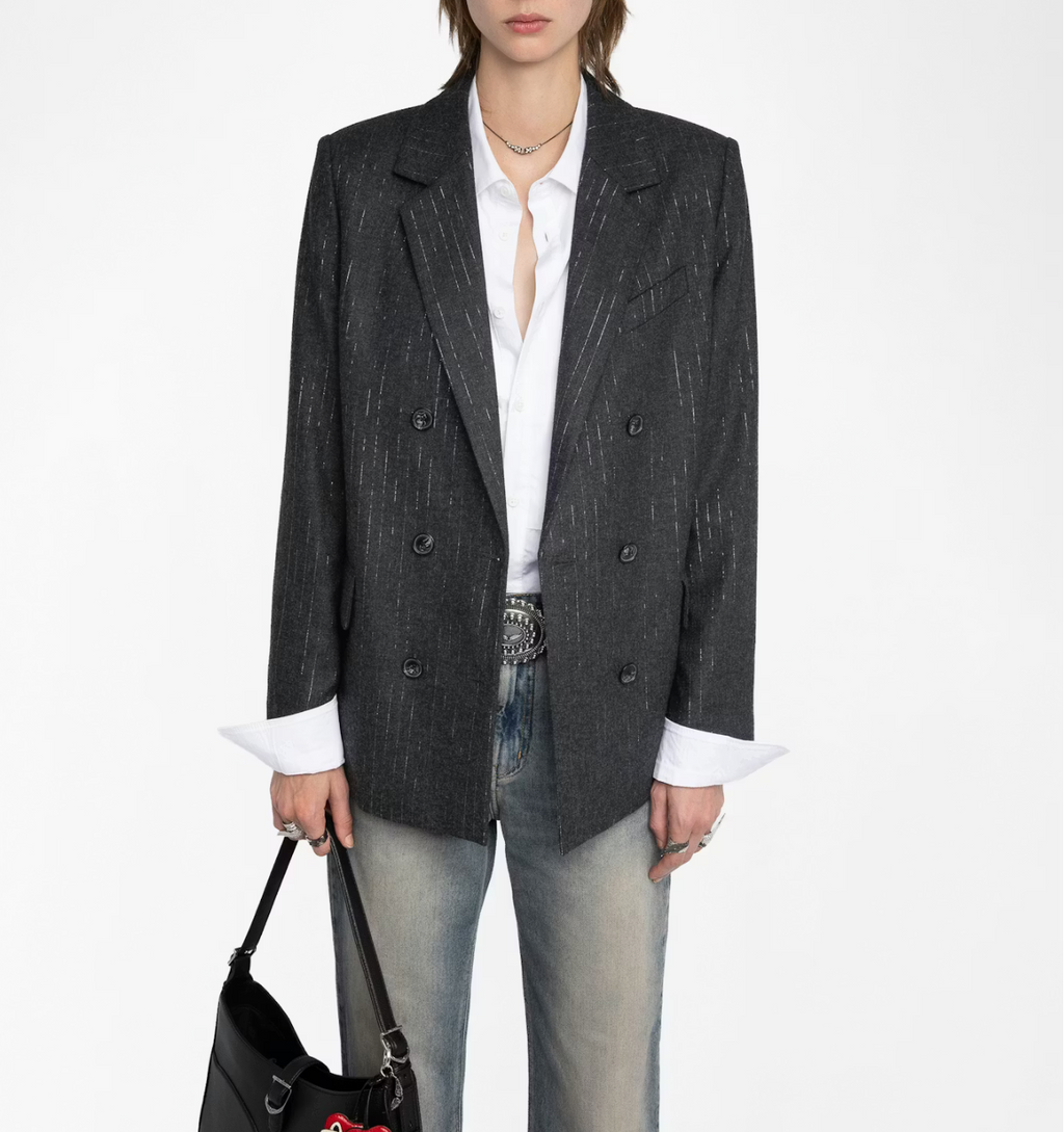 Vaska Blazer Anthracite - Zadig & Voltaire