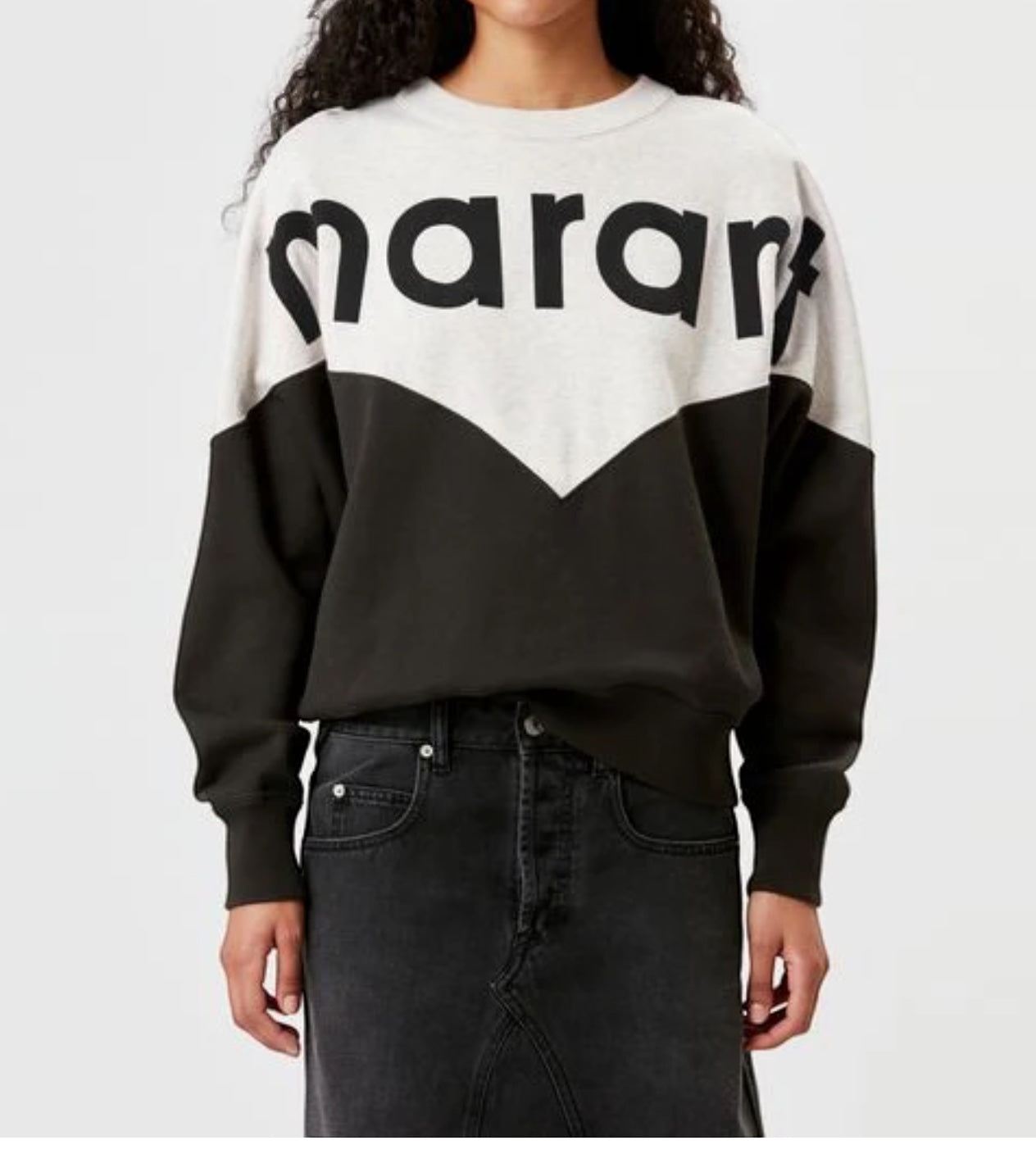 Sweatshirt Houston Faded Black - Isabel Marant