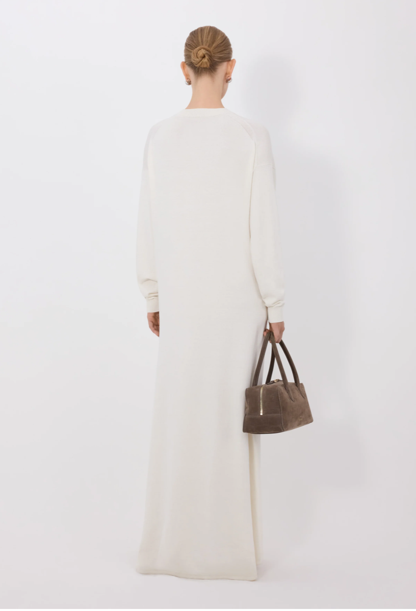 Maxi Robe Lucy Ivory - Loulou de Saison