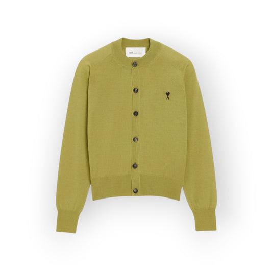 Cardigan Matcha / Noir - Ami Paris
