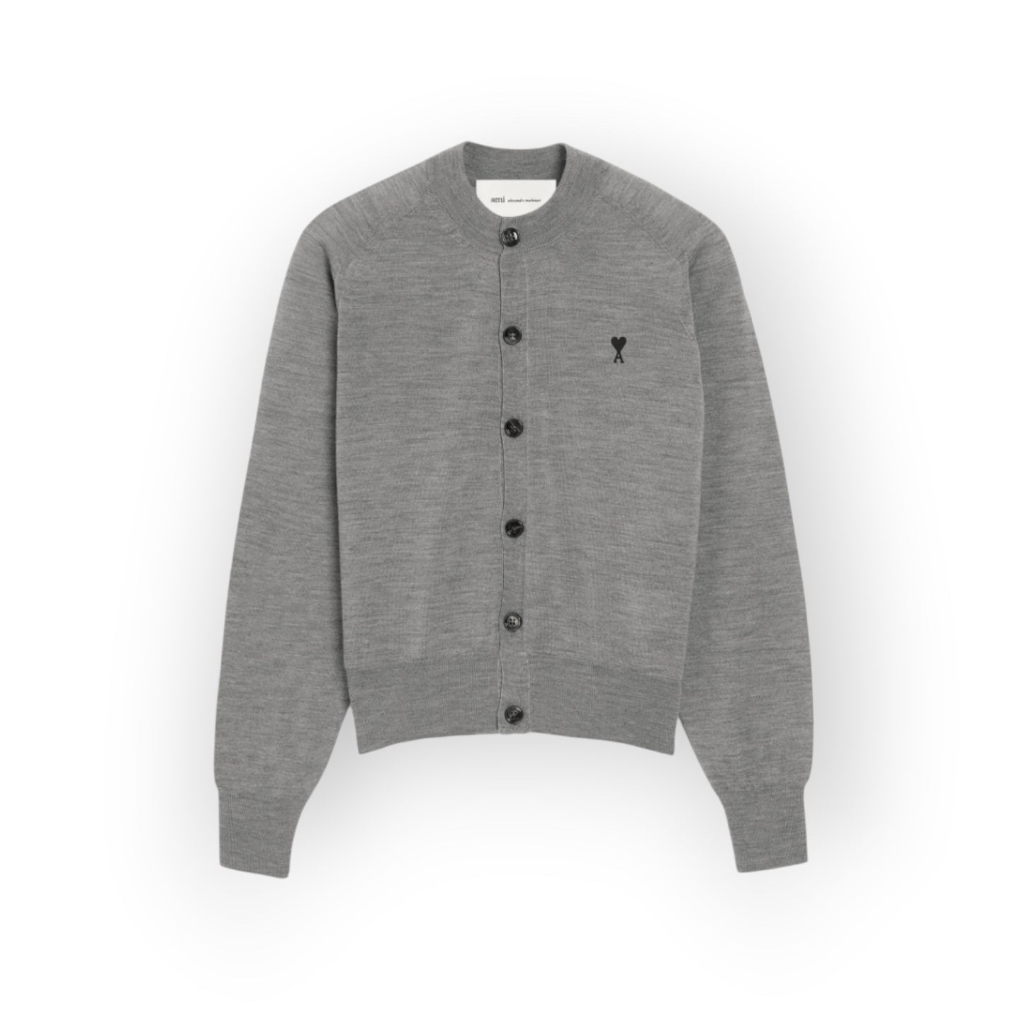 Cardigan Grey / Black - Ami Paris
