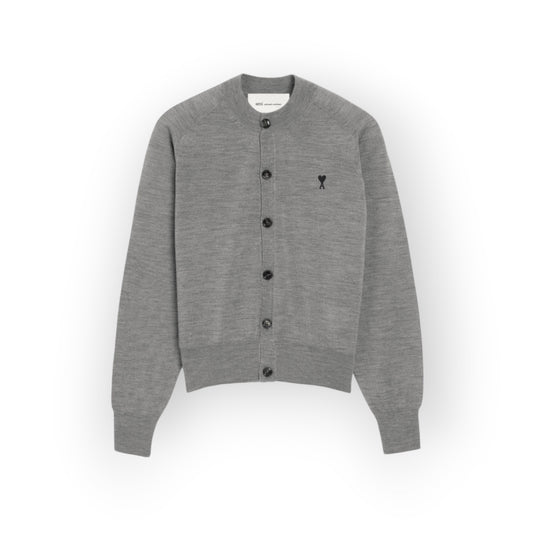 Cardigan Grey / Black - Ami Paris