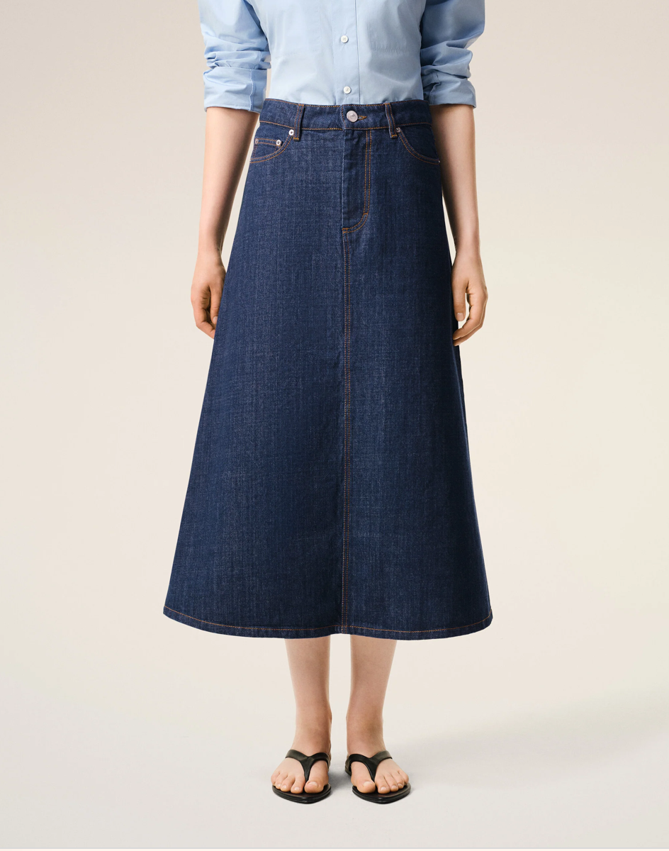 Jupe Indigo - Ami Paris