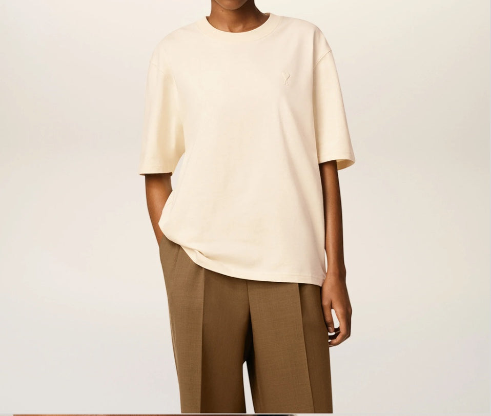 T-shirt Ivoire - Ami Paris