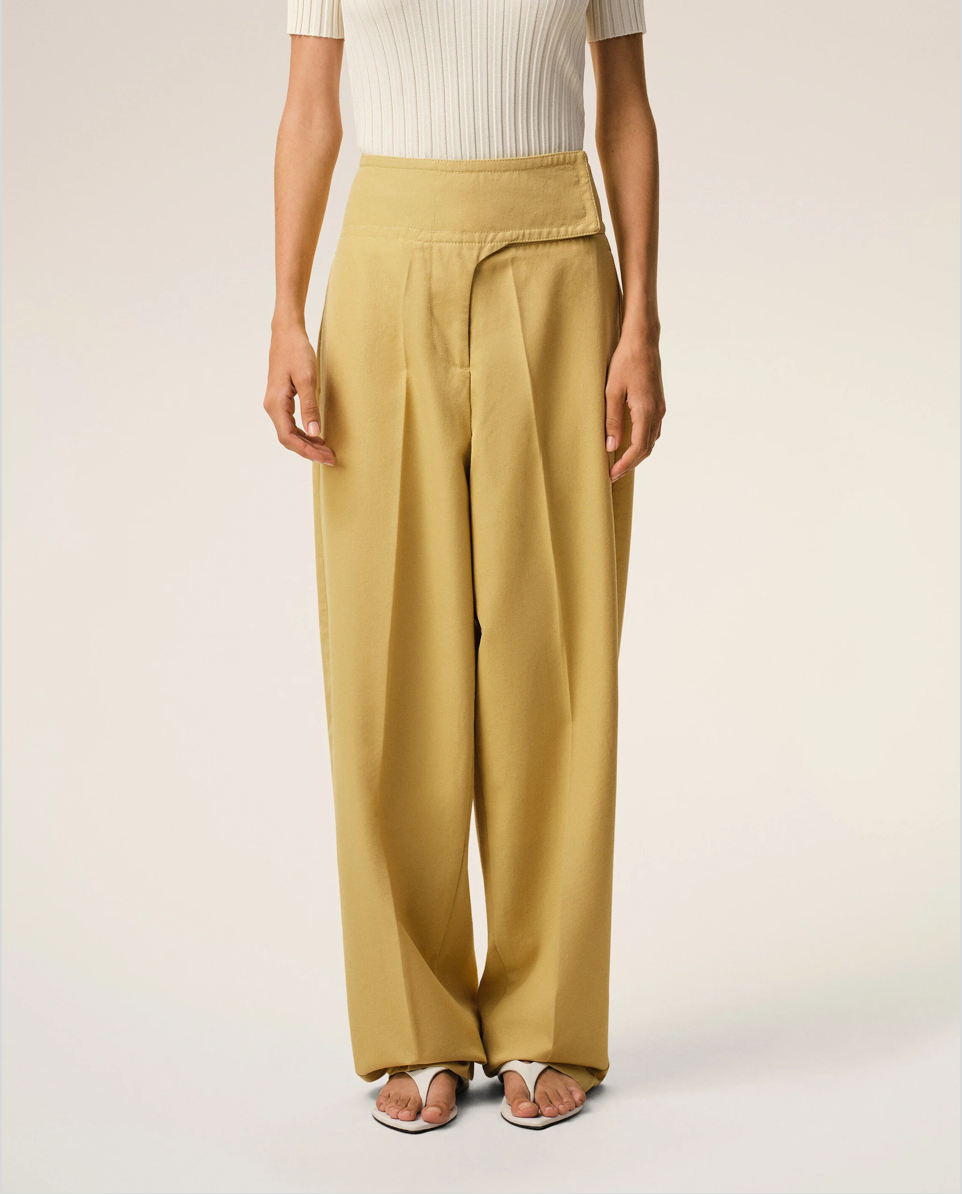 Pantalon Jaune Pastel - Ami Paris