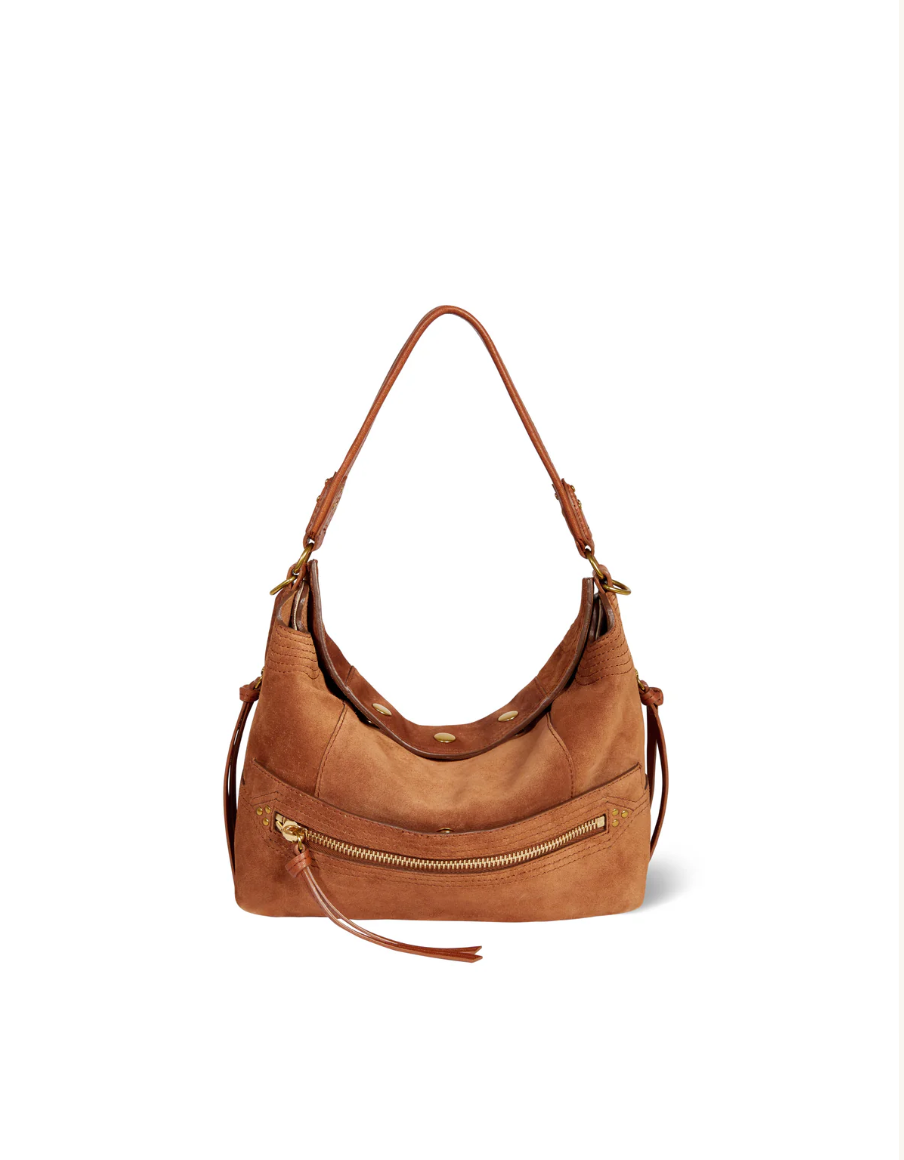 Lucky Hobo Croûte Velours Caramel - Jérôme Dreyfuss