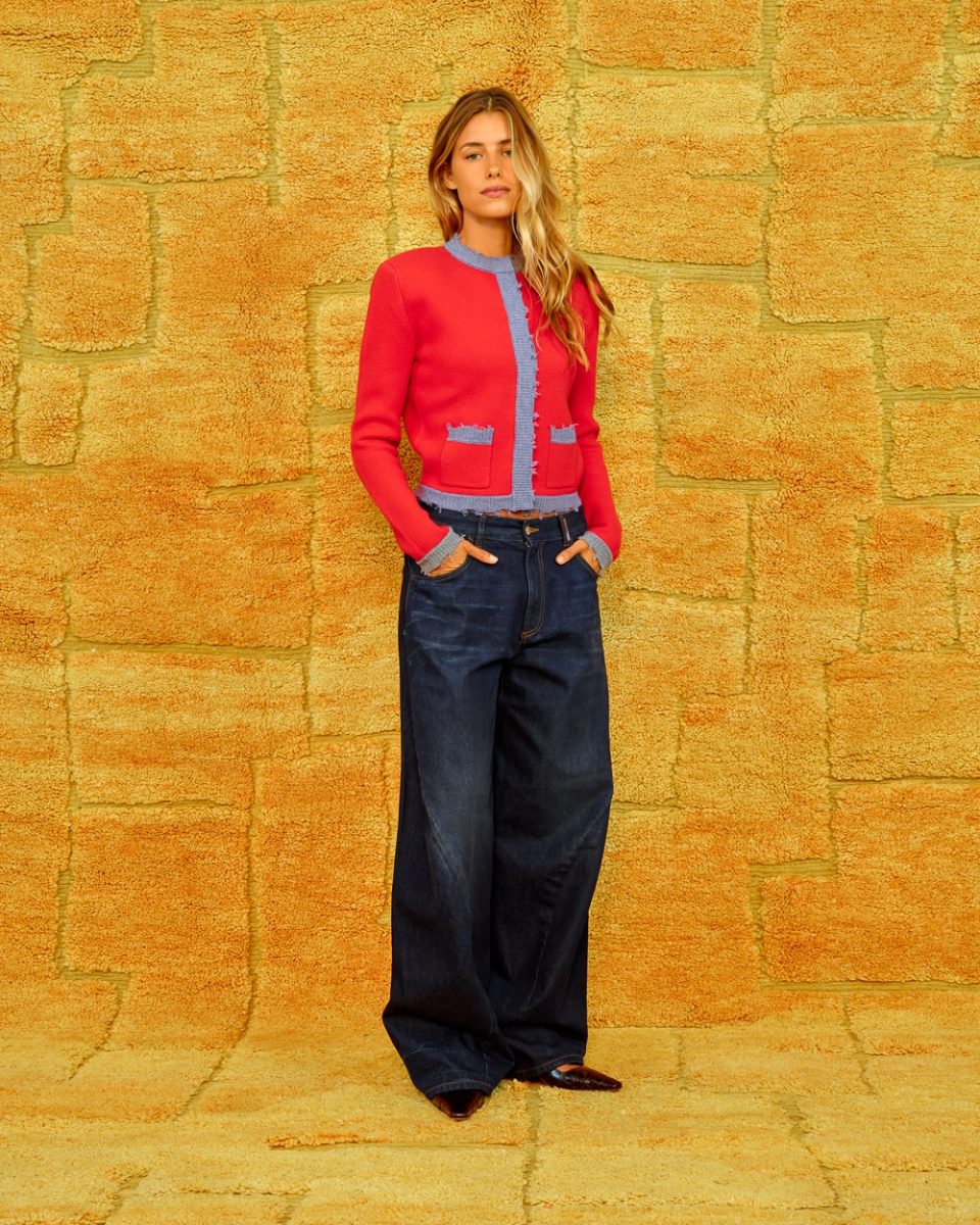Cardigan Celeste Red Poppy - Sea Me Happy