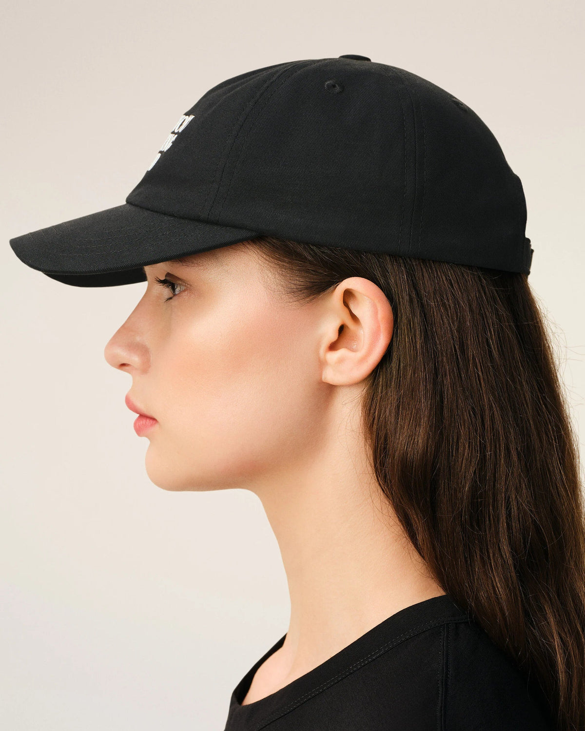 Casquette Noir Thank You For Being A Friend - Ami Paris