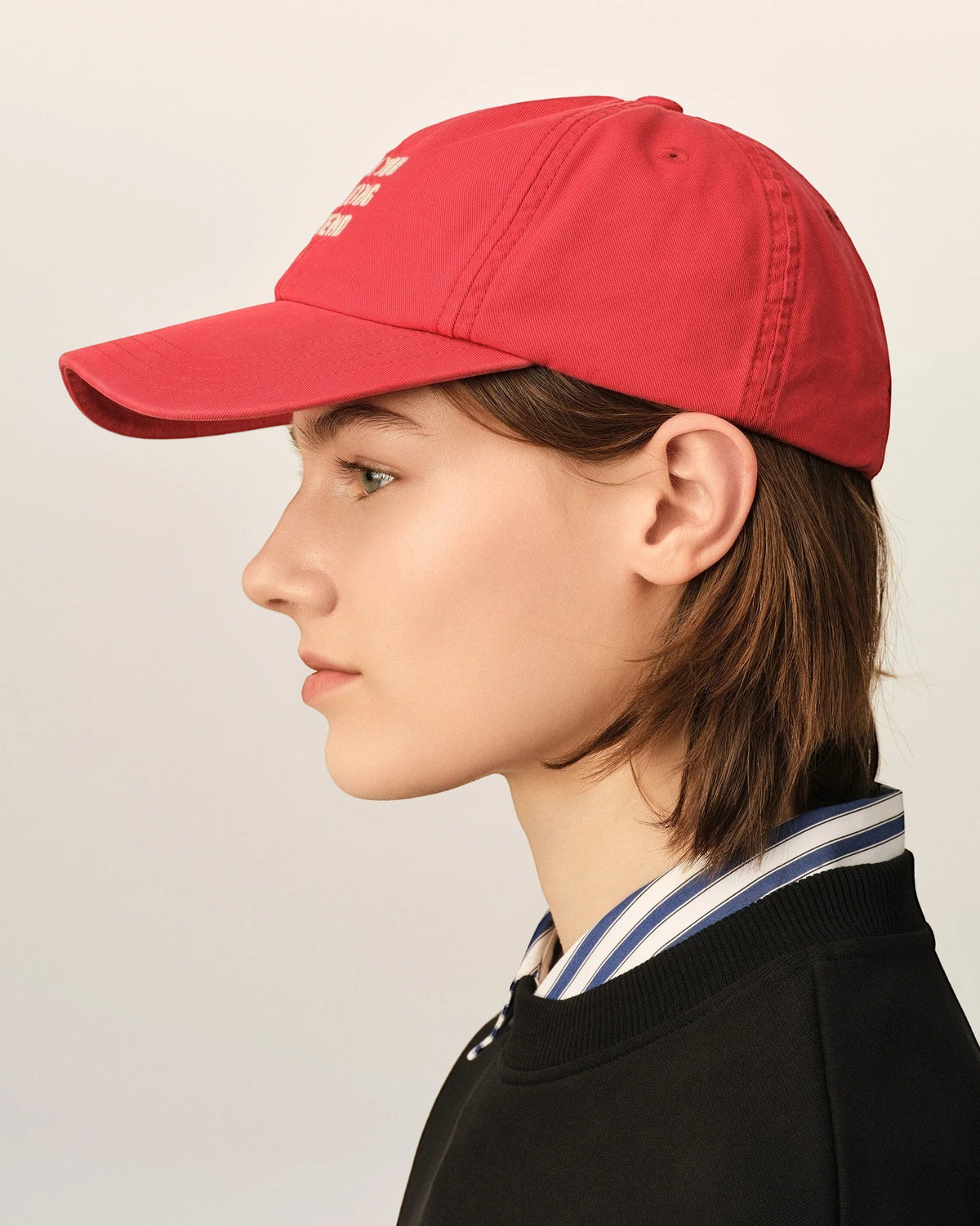 Casquette rouge "Thank You For Being A Friend"
