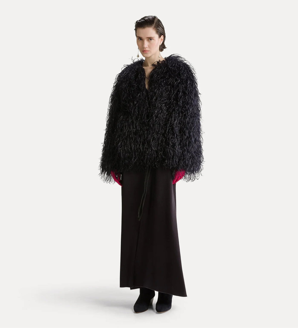 Manteau en Eco-mongolie Notte - Forte_Forte